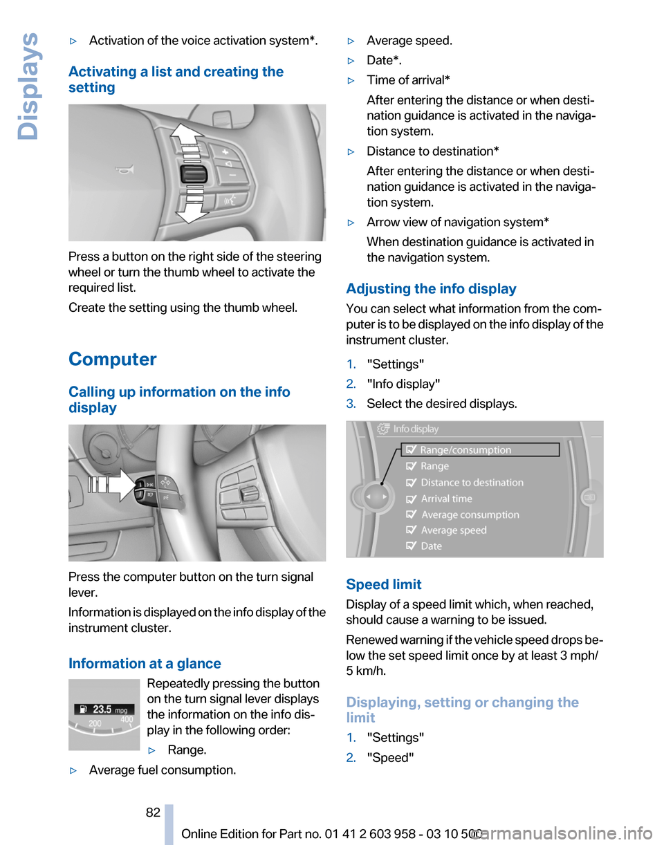 BMW ACTIVE HYBRID 7 2011 F04 Owners Manual 