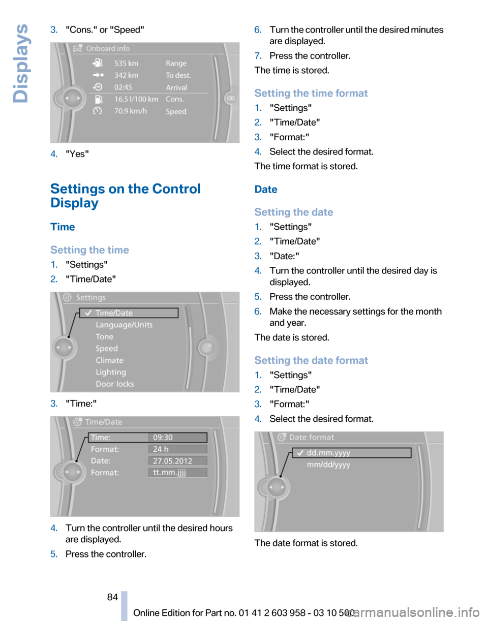 BMW ACTIVE HYBRID 7 2011 F04 Owners Manual 