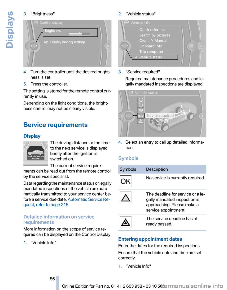 BMW ACTIVE HYBRID 7 2011 F04 Owners Manual 