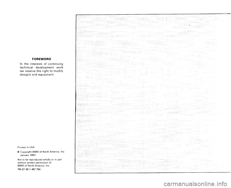 BMW 733i 1983 E23 Electrical Troubleshooting Manual 