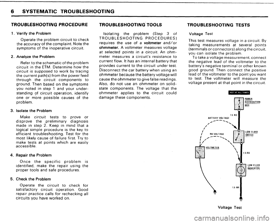 BMW 733i 1983 E23 Electrical Troubleshooting Manual 