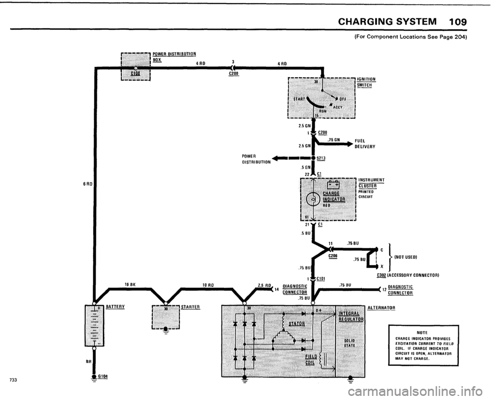 BMW 733i 1984 E23 Electrical Troubleshooting Manual 