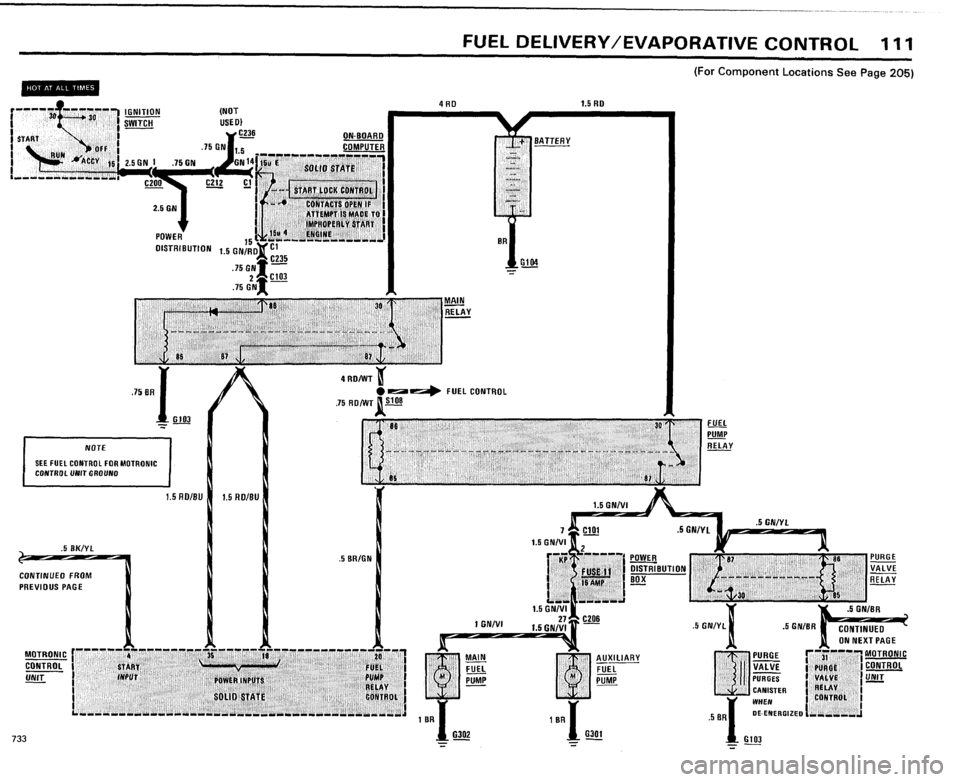 BMW 733i 1984 E23 Electrical Troubleshooting Manual 