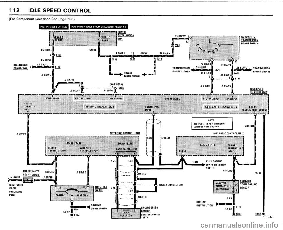 BMW 733i 1984 E23 Electrical Troubleshooting Manual 