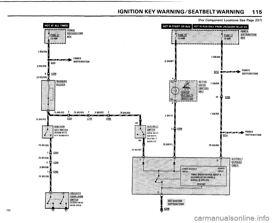 BMW 733i 1984 E23 Electrical Troubleshooting Manual 
