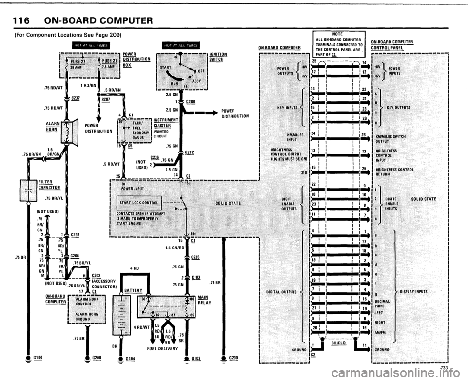BMW 733i 1984 E23 Electrical Troubleshooting Manual 