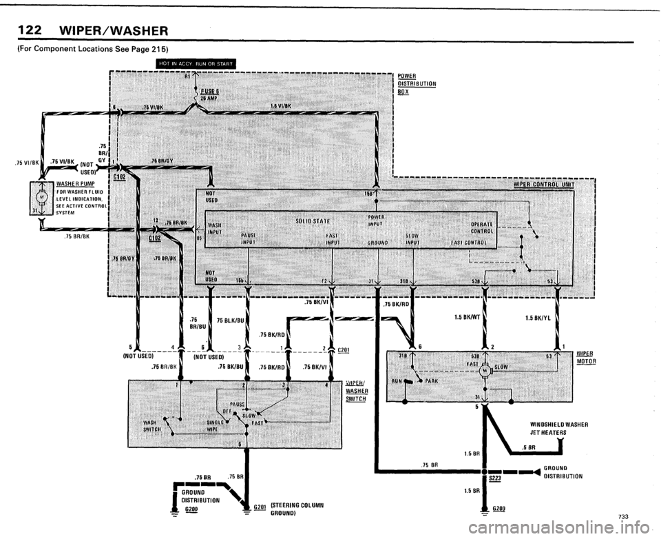 BMW 733i 1984 E23 Electrical Troubleshooting Manual 