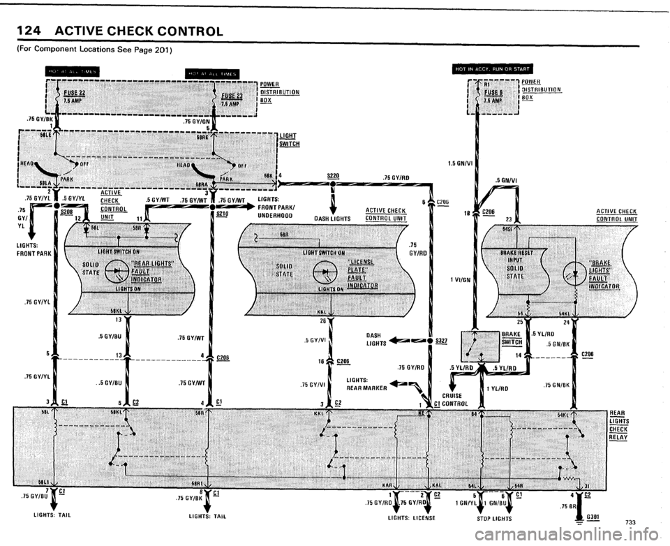 BMW 733i 1984 E23 Electrical Troubleshooting Manual 