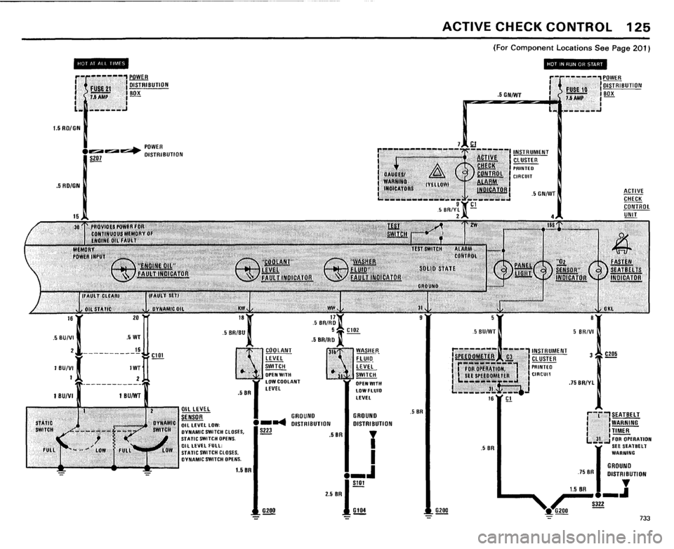 BMW 733i 1984 E23 Electrical Troubleshooting Manual 
