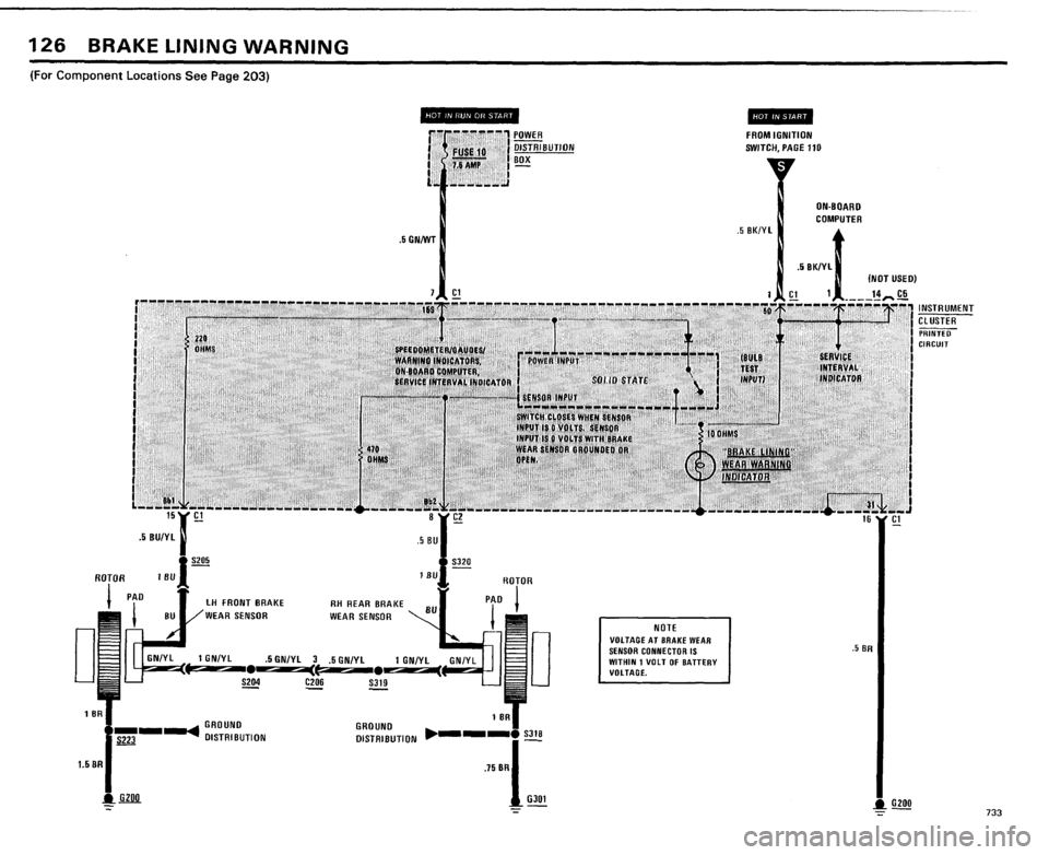 BMW 733i 1984 E23 Electrical Troubleshooting Manual 