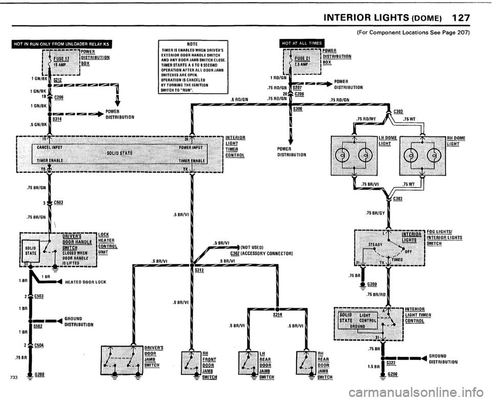 BMW 733i 1984 E23 Electrical Troubleshooting Manual 