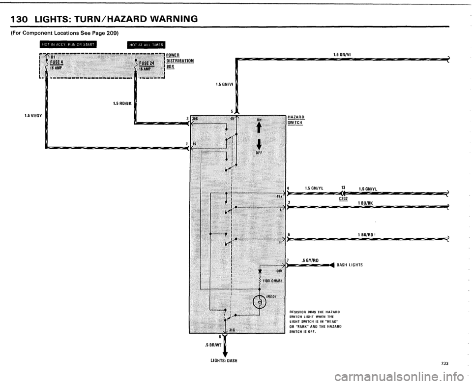 BMW 733i 1984 E23 Electrical Troubleshooting Manual 
