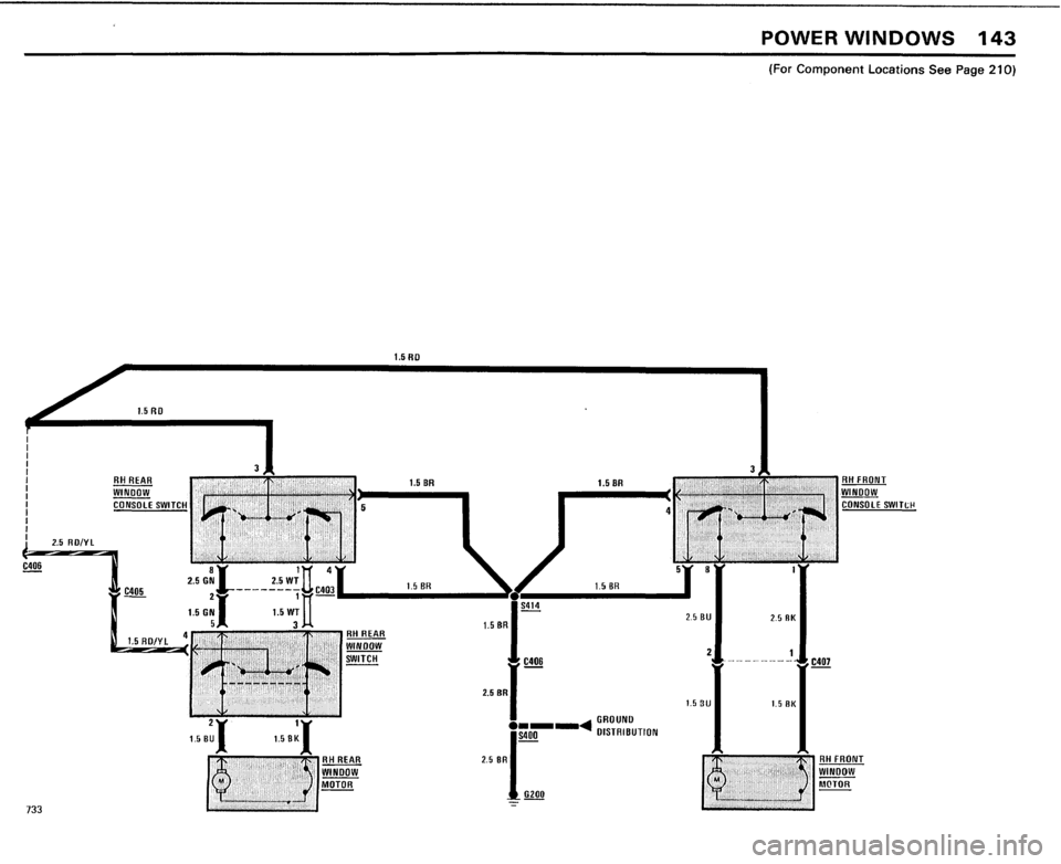 BMW 733i 1984 E23 Electrical Troubleshooting Manual 