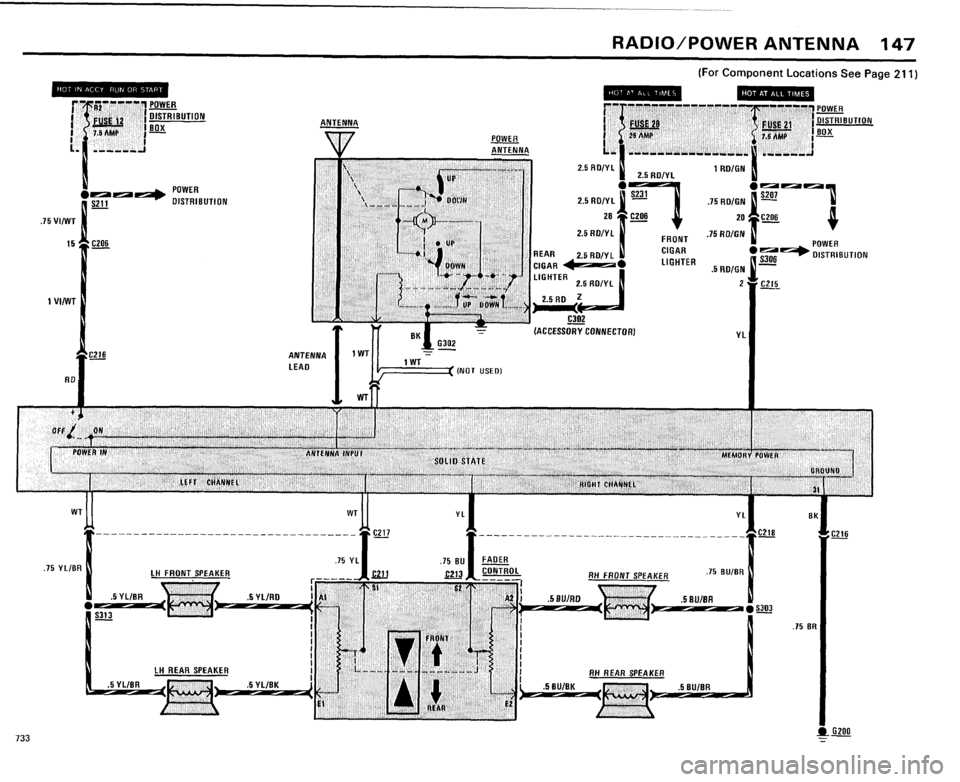 BMW 733i 1984 E23 Electrical Troubleshooting Manual 