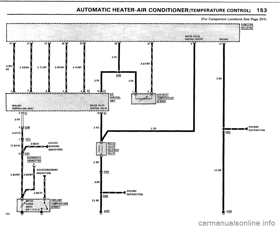 BMW 733i 1984 E23 Electrical Troubleshooting Manual 