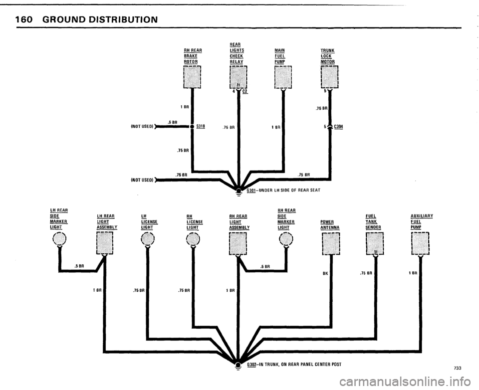 BMW 733i 1984 E23 Electrical Troubleshooting Manual 