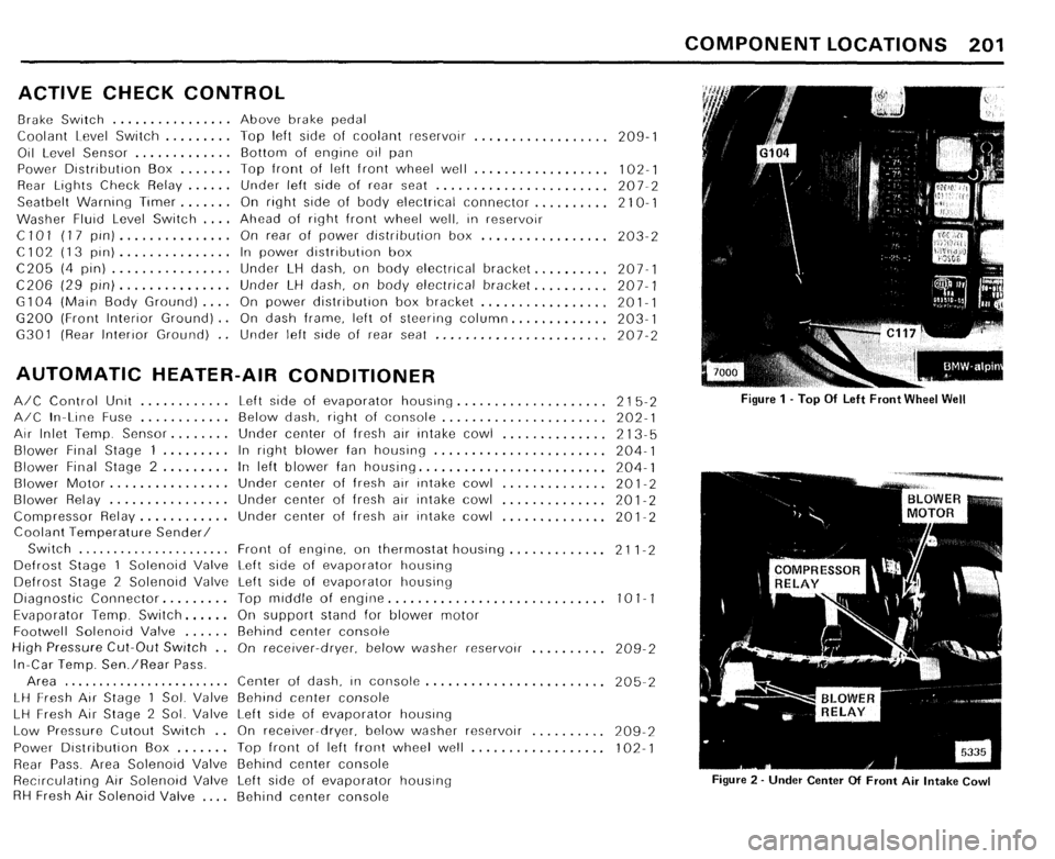 BMW 733i 1984 E23 Electrical Troubleshooting Manual 