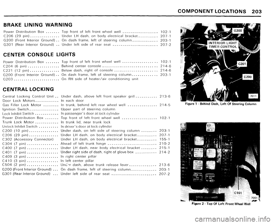 BMW 733i 1984 E23 Electrical Troubleshooting Manual 