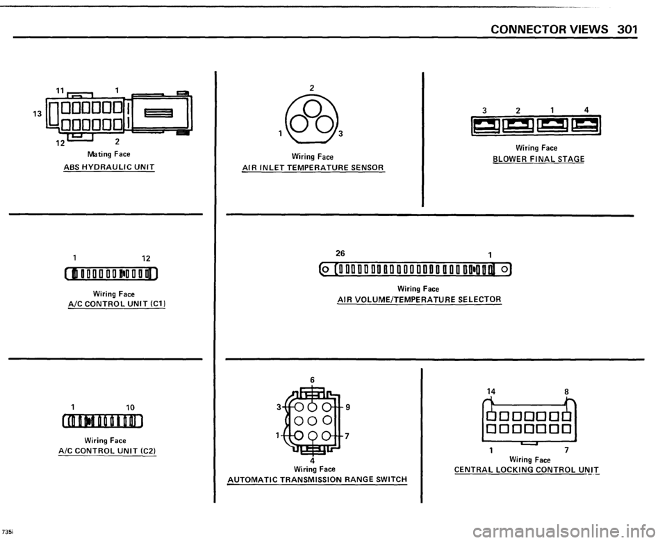 BMW 735i 1985 E23 Electrical Troubleshooting Manual 