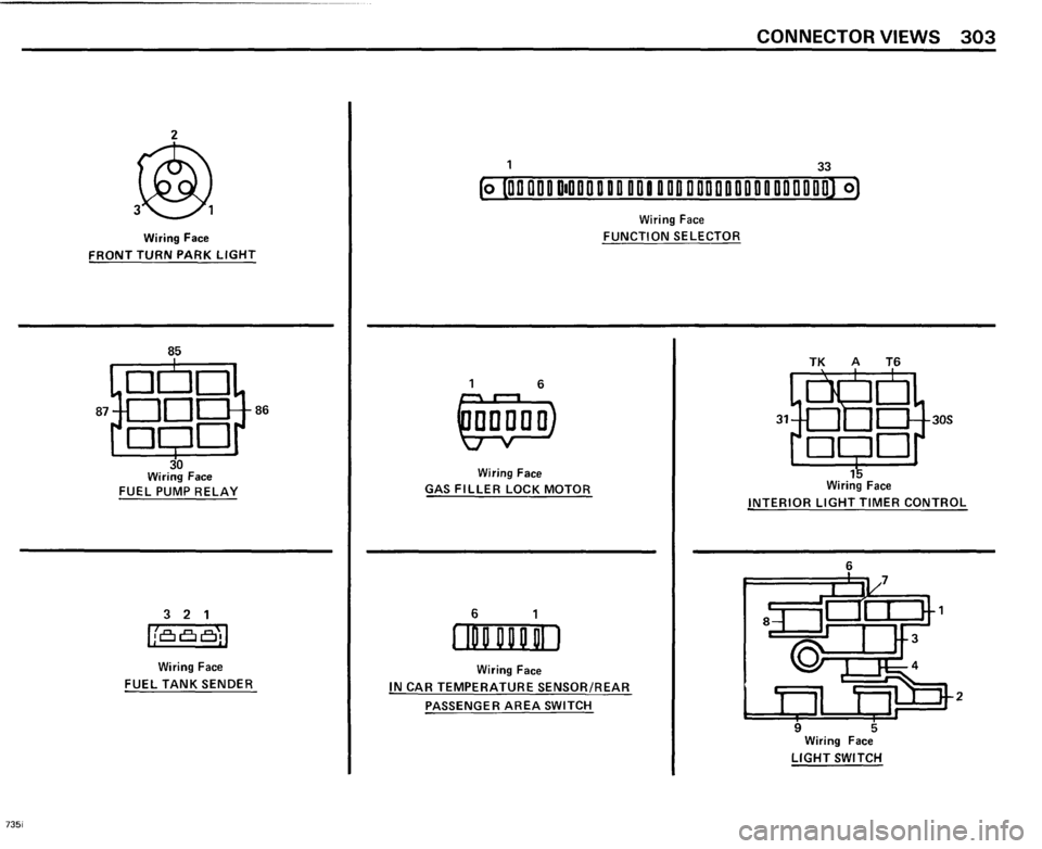 BMW 735i 1985 E23 Electrical Troubleshooting Manual 