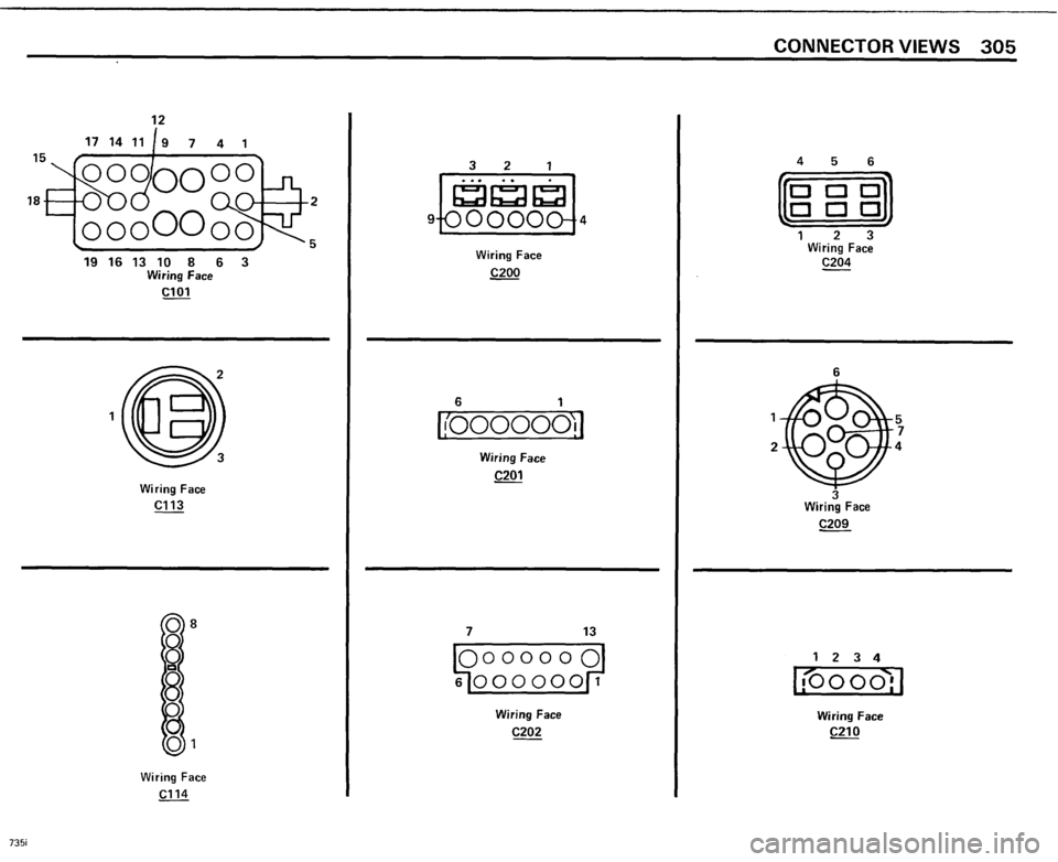 BMW 735i 1985 E23 Electrical Troubleshooting Manual 