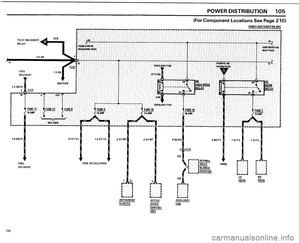 BMW 735i 1985 E23 Electrical Troubleshooting Manual 
