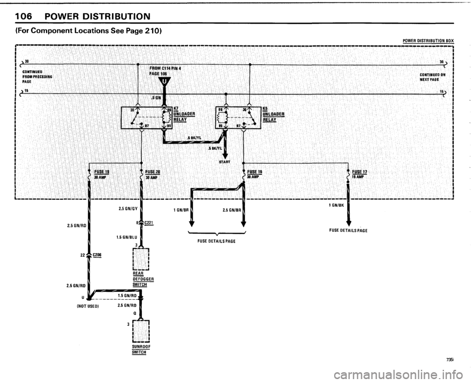 BMW 735i 1985 E23 Electrical Troubleshooting Manual 