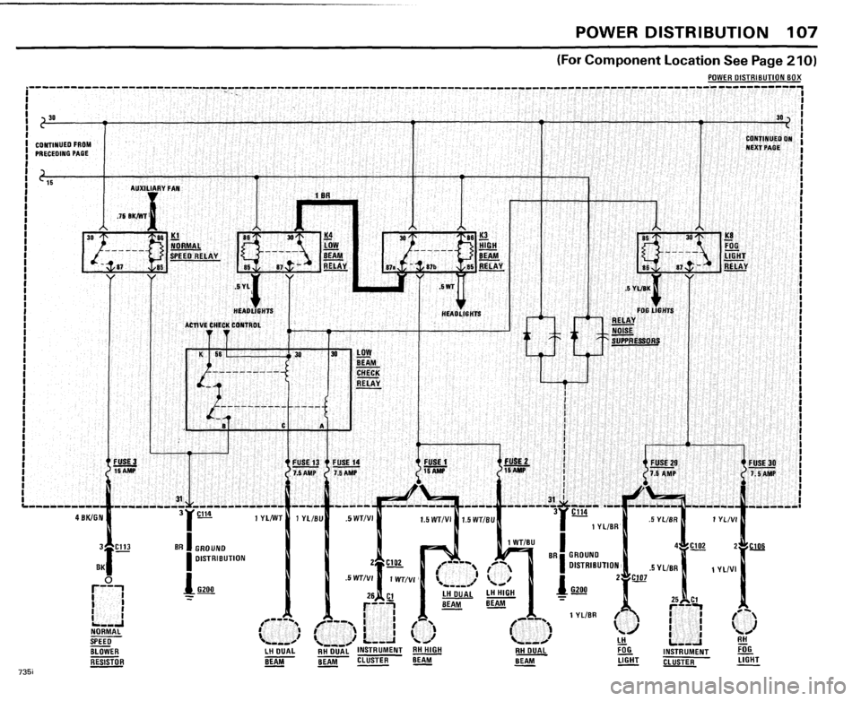 BMW 735i 1985 E23 Electrical Troubleshooting Manual 