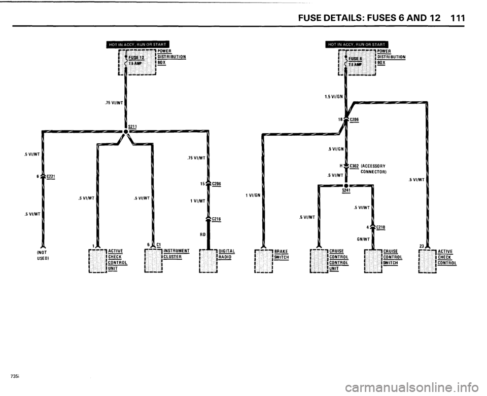 BMW 735i 1985 E23 Electrical Troubleshooting Manual 
