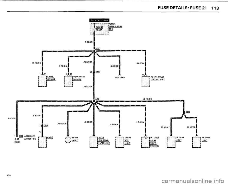 BMW 735i 1985 E23 Electrical Troubleshooting Manual 
