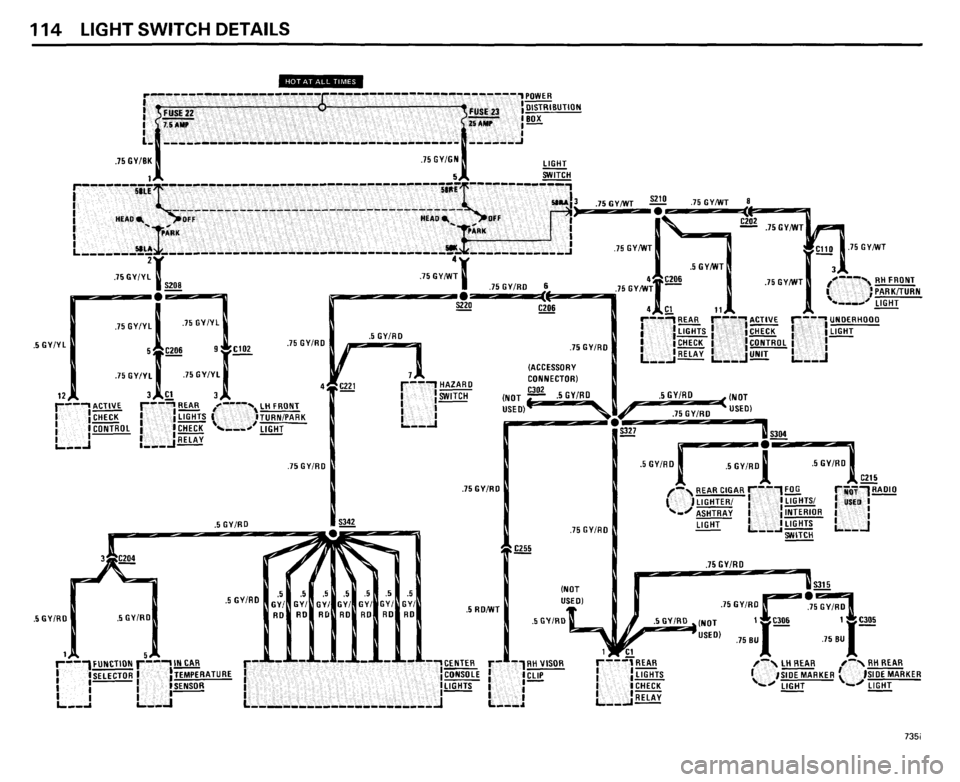 BMW 735i 1985 E23 Electrical Troubleshooting Manual 
