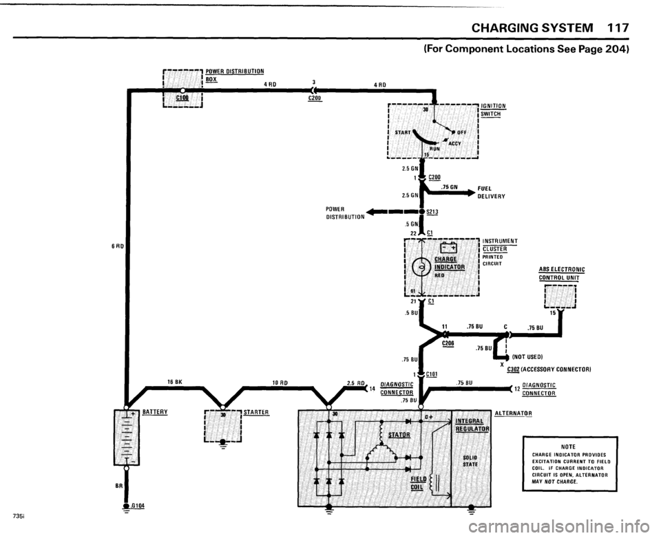 BMW 735i 1985 E23 Electrical Troubleshooting Manual 