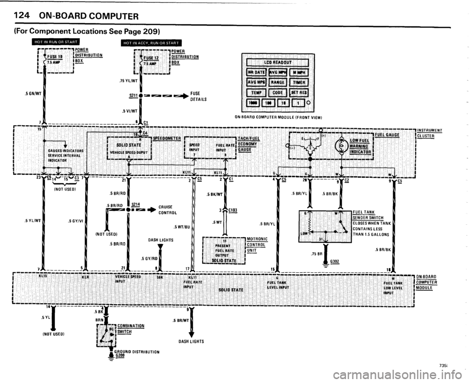BMW 735i 1985 E23 Electrical Troubleshooting Manual 
