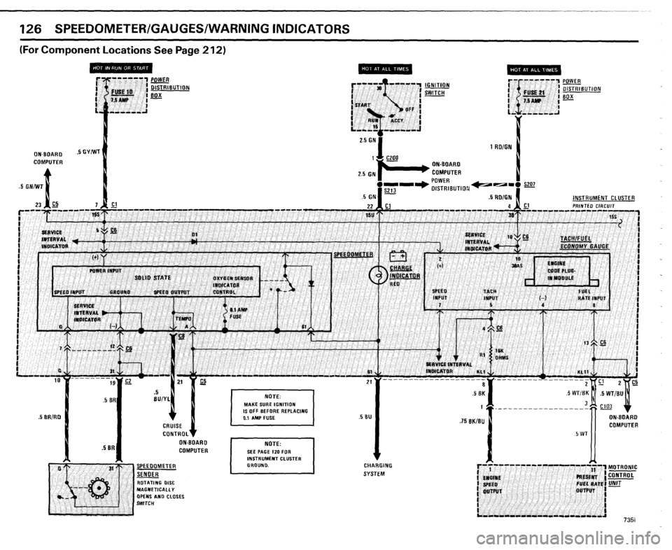 BMW 735i 1985 E23 Electrical Troubleshooting Manual 