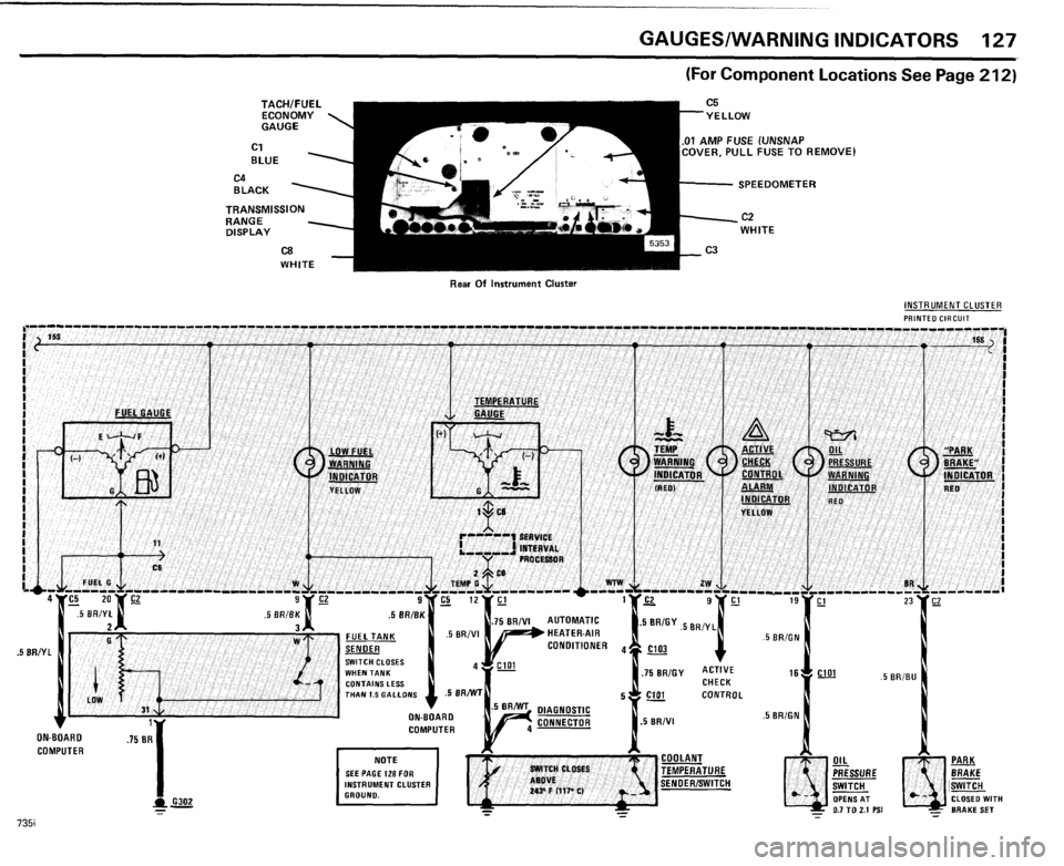 BMW 735i 1985 E23 Electrical Troubleshooting Manual 