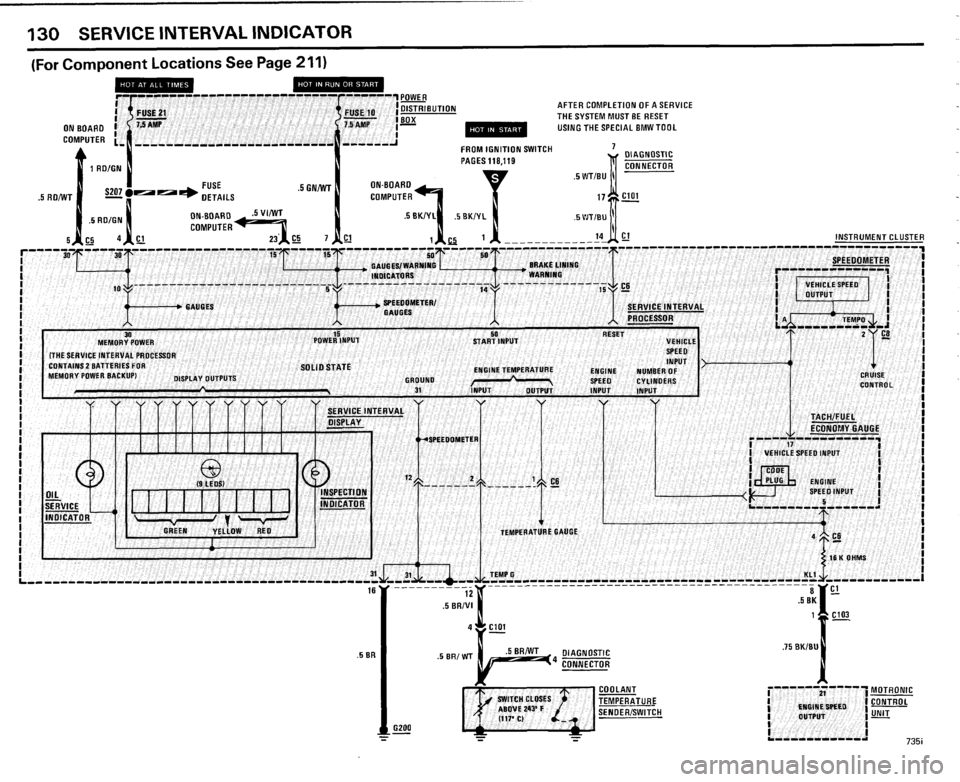 BMW 735i 1985 E23 Electrical Troubleshooting Manual 