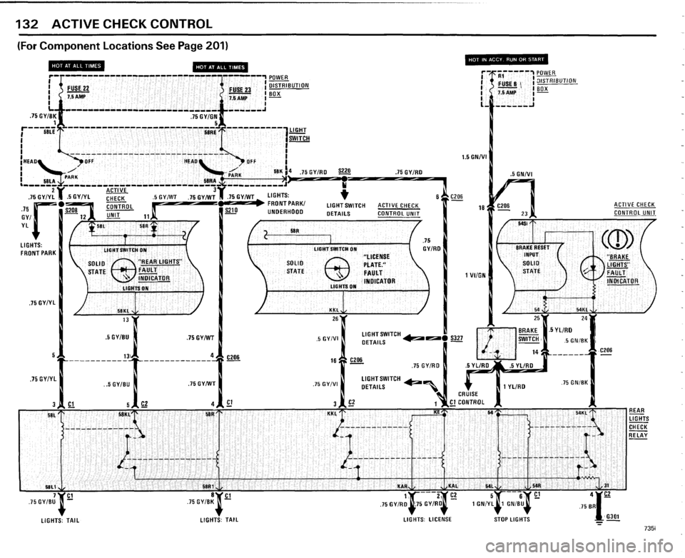 BMW 735i 1985 E23 Electrical Troubleshooting Manual 