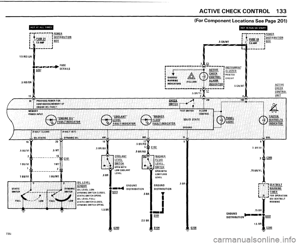 BMW 735i 1985 E23 Electrical Troubleshooting Manual 