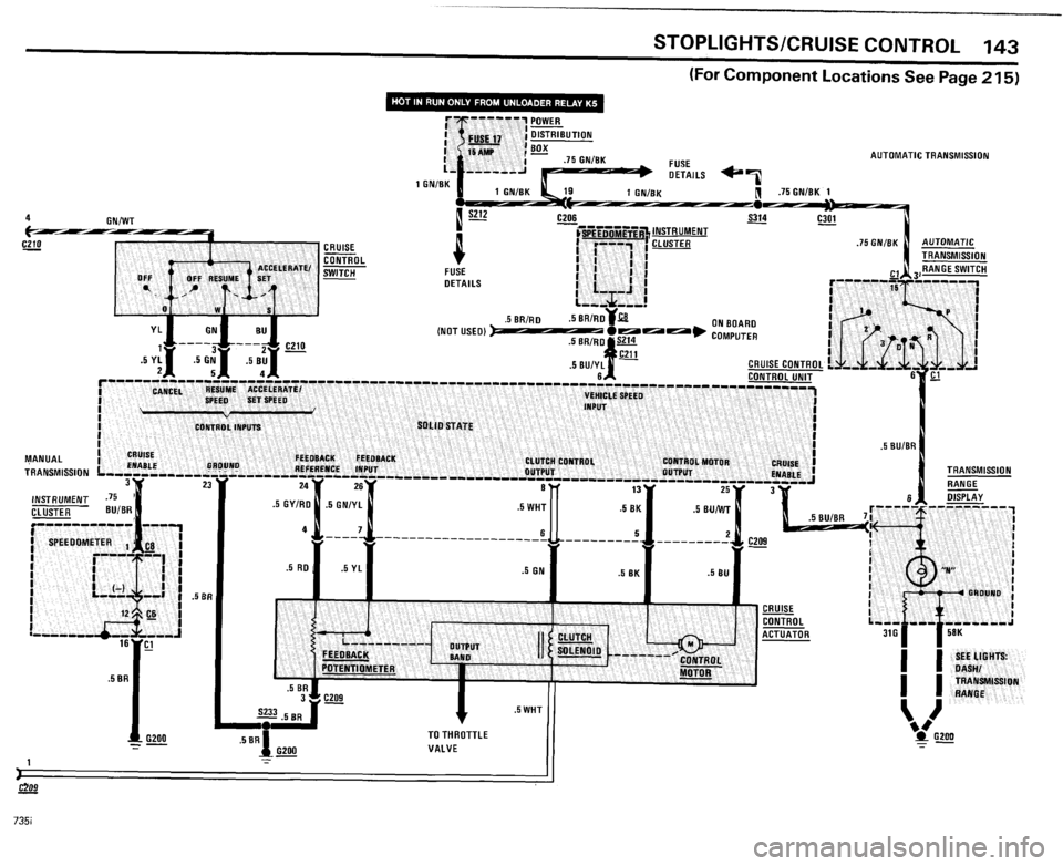 BMW 735i 1985 E23 Electrical Troubleshooting Manual 