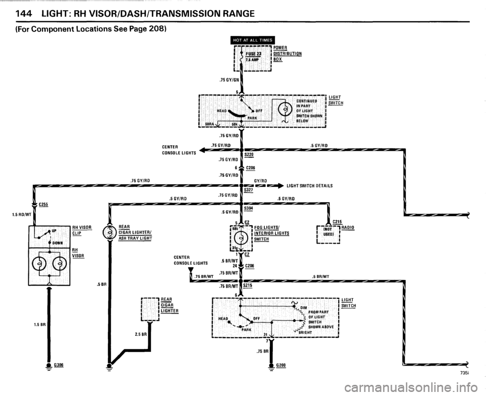 BMW 735i 1985 E23 Electrical Troubleshooting Manual 