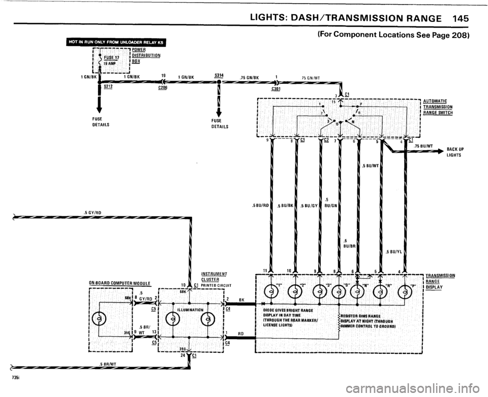 BMW 735i 1985 E23 Electrical Troubleshooting Manual 