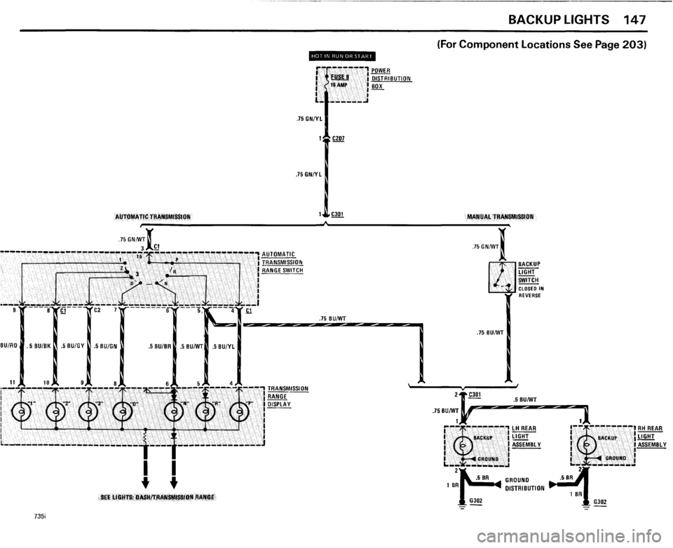 BMW 735i 1985 E23 Electrical Troubleshooting Manual 