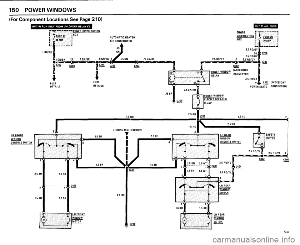 BMW 735i 1985 E23 Electrical Troubleshooting Manual 