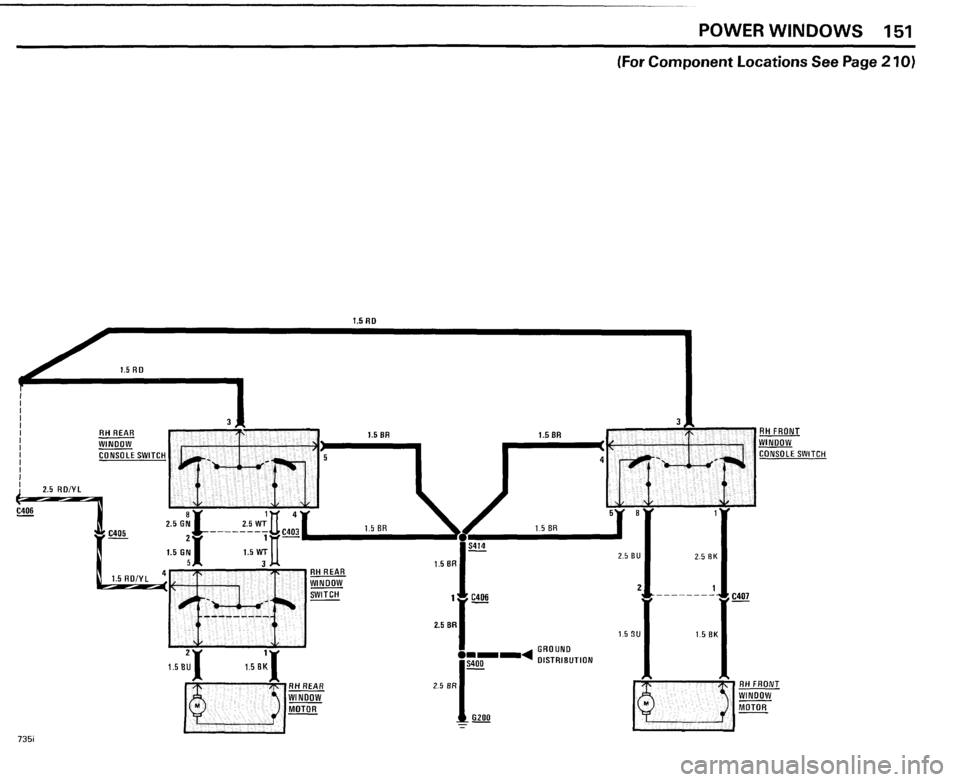 BMW 735i 1985 E23 Electrical Troubleshooting Manual 
