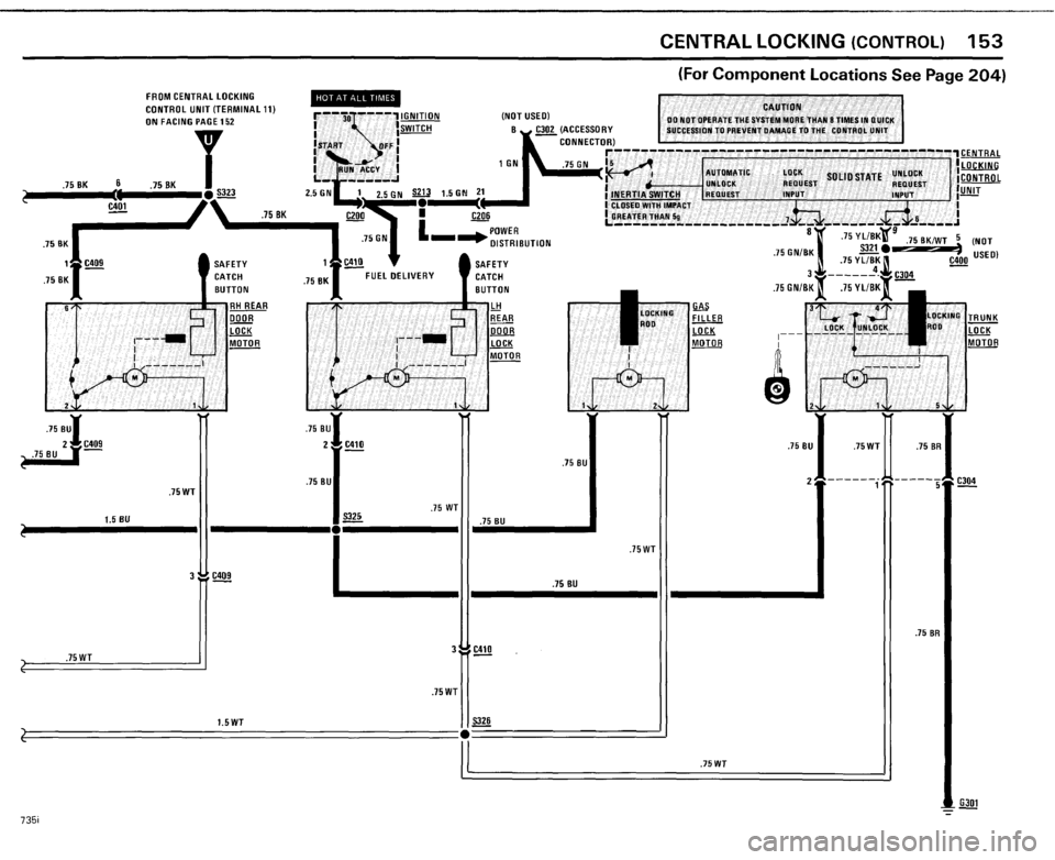 BMW 735i 1985 E23 Electrical Troubleshooting Manual 
