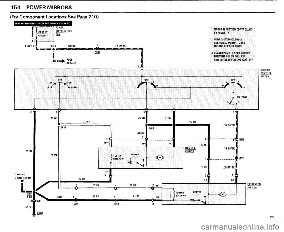 BMW 735i 1985 E23 Electrical Troubleshooting Manual 