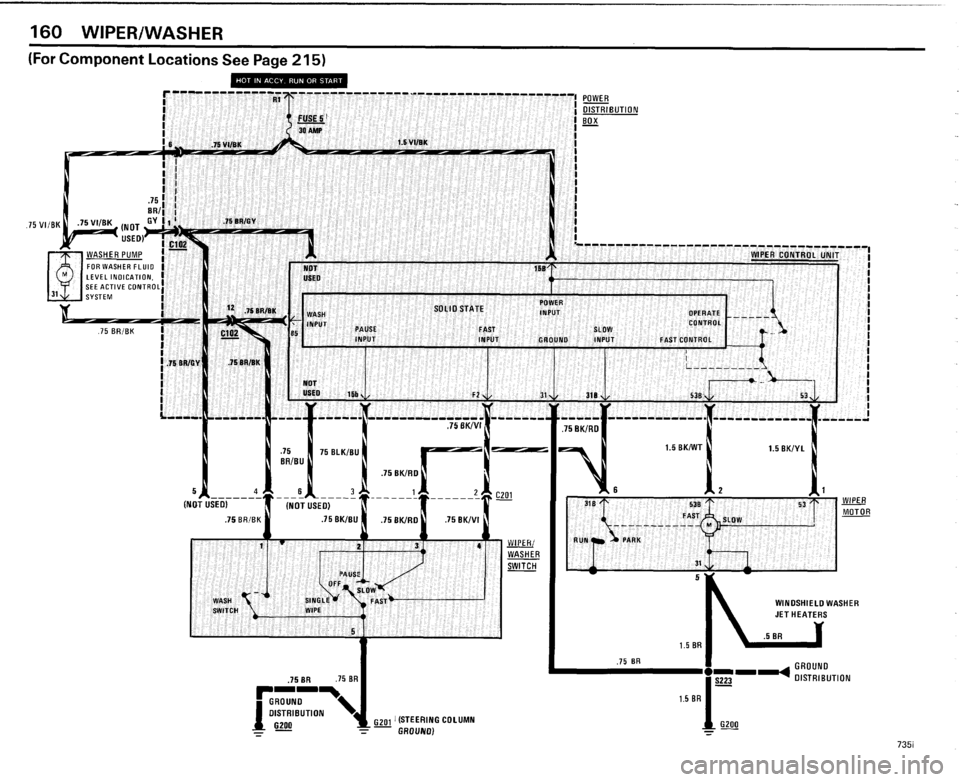 BMW 735i 1985 E23 Electrical Troubleshooting Manual 