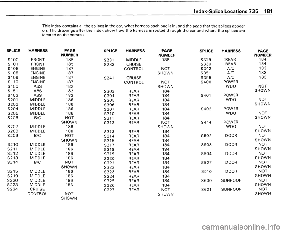 BMW 735i 1985 E23 Electrical Troubleshooting Manual 
