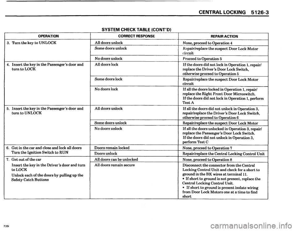 BMW 735i 1986 E23 Electrical Troubleshooting Manual 