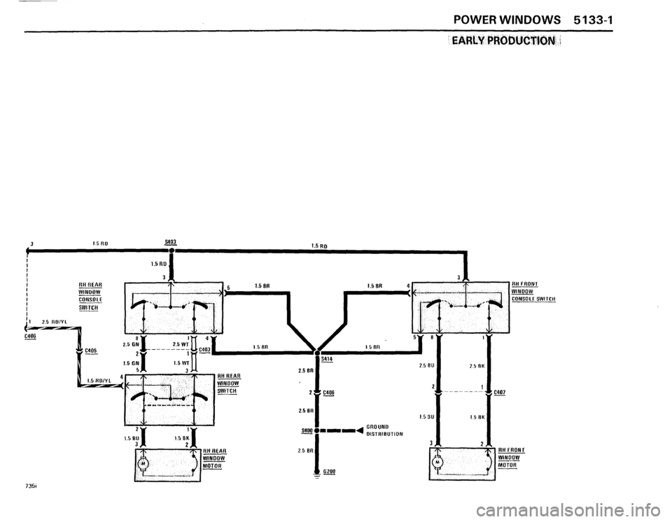 BMW 735i 1986 E23 Electrical Troubleshooting Manual 